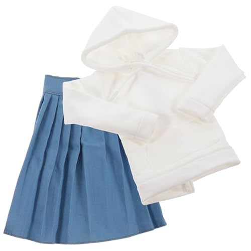 BRIGHTFUFU 1Satz Puppen Outfit für Große Puppen Bestehend aus Weißem Sweatshirt und Blauer für Kreatives Verkleiden und Rollenspiele BRIGHTFUFU 1Satz Puppen Outfit für Große Puppen Bestehend aus Weißem Sweatshirt und Blauer für Kreatives Verkleiden und Rollenspiele von BRIGHTFUFU