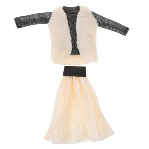 BRIGHTFUFU 1Satz Puppenrock Und Puppenkleid Für Puppen Dekorative Und Wiederverwendbare Puppenkleidung Empfindlicher Puppenrock Und Mantel Für Puppenkostüm BRIGHTFUFU 1Satz Puppenrock Und Puppenkleid Für Puppen Dekorative Und Wiederverwendbare Puppenkleidung Empfindlicher Puppenrock Und Mantel Für Puppenkostüm von BRIGHTFUFU