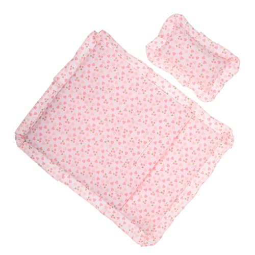 BRIGHTFUFU 1Satz Puppenschlafsack Zarter Schlafsack für Spielzeugpuppen Süßes Design Leicht Anzuziehen für Puppenstuben und Puppenzubehör von BRIGHTFUFU