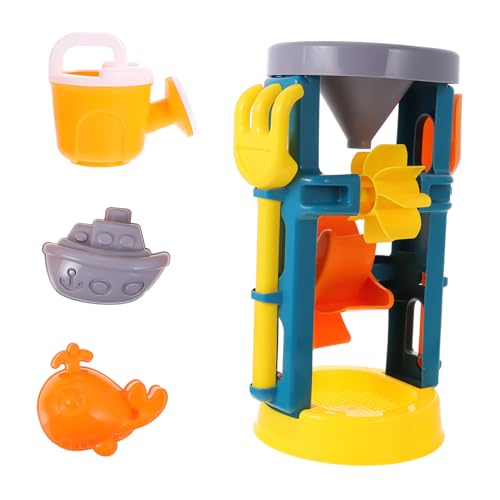 BRIGHTFUFU 1satz Kunststoff Strandspielzeug Für Junge Mädchen Sommer Spielzeugset Mit Schaufel Eimer Sandformen Und Spritzkanne Für Strand Und Sandkasten Teile Farben Zufällig von BRIGHTFUFU