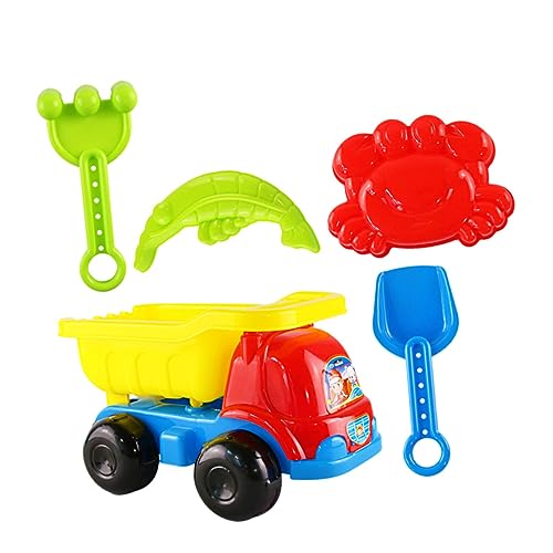 BRIGHTFUFU 1Satz Strandspielzeug Für Tragbares Sandspielzeug Mit Teilen Eimer Schaufel Sandförmchen Und Rechen Für Strand Und Sandkasten Für Sommerabenteuer von BRIGHTFUFU