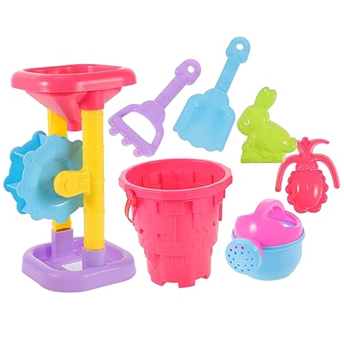BRIGHTFUFU 1Satz Teiliges Sandspielzeug Für Lustiges Strandspielzeug Mit Eimer Sandformen Und Sanduhr Für Sandkasten Und Strand Jungen von BRIGHTFUFU