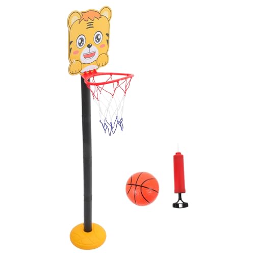 BRIGHTFUFU 1Satz Verstellbarer Cartoon Basketball Rahmen für Indoor Outdoor Basketballspielzeug Sicheres und Langlebiges Sportspielzeug Fördert für Jungen von BRIGHTFUFU