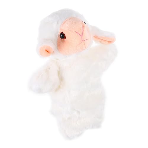 BRIGHTFUFU 1Stück Schaf Handpuppe Plüsch Tier Handpuppe Für Rollenspiele Und Geschichten Erzählen Für Fördert Kreativität Und Kommunikation Für Geburtstage von BRIGHTFUFU