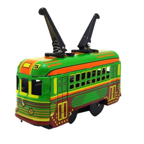 BRIGHTFUFU 1Stück Vintage Wind Up Tram für Personalisierte Dekoration Windspielzeug mit Exzellenter Handwerkskunst Fördert die Koordination und Kreativität für Kleine BRIGHTFUFU 1Stück Vintage Wind Up Tram für Personalisierte Dekoration Windspielzeug mit Exzellenter Handwerkskunst Fördert die Koordination und Kreativität für Kleine von BRIGHTFUFU