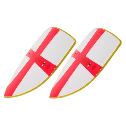 BRIGHTFUFU 2 Kleine Mittelalterliche Ritterschilde: Spielzeug-plastikschilde Für Jungen-Cosplay – Rollenspiel-partyzubehör – Kreatives Kreuzmuster, Cosplay-Requisite, 11,79 X 7,66 Zoll BRIGHTFUFU 2 Kleine Mittelalterliche Ritterschilde: Spielzeug-plastikschilde Für Jungen-Cosplay – Rollenspiel-partyzubehör – Kreatives Kreuzmuster, Cosplay-Requisite, 11,79 X 7,66 Zoll von BRIGHTFUFU