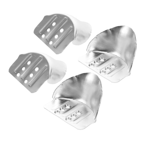 BRIGHTFUFU 2 Paar Stelzenbasiszubehör Ersatzteile für Trockenbaustelzen Ersatzteile für Trockenbau-Stelzen Stelzenabsatzhalterung Fersenklammern Aluminiumlegierung Silver BRIGHTFUFU 2 Paar Stelzenbasiszubehör Ersatzteile für Trockenbaustelzen Ersatzteile für Trockenbau-Stelzen Stelzenabsatzhalterung Fersenklammern Aluminiumlegierung Silver von BRIGHTFUFU