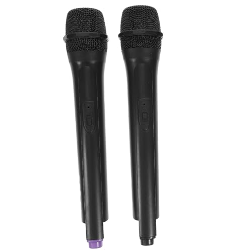 BRIGHTFUFU 2stücke Simuliertes Mikrofon Spielzeug Für Leichtes Karaoke Requisit Mit Abnehmbarem Windschutz Für Bühnenauftritte Und Kreative Rollenspiele Bunten Farben von BRIGHTFUFU