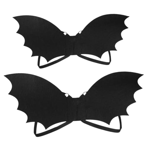 BRIGHTFUFU 2 Stück Fledermausflügel Fledermauskostüm Für Fotoshootings Fledermaus Cosplay Halloween Flügel Zubehör Halloween Verkleidung Für Haustiere Fledermaus Dekoration Schwarz BRIGHTFUFU 2 Stück Fledermausflügel Fledermauskostüm Für Fotoshootings Fledermaus Cosplay Halloween Flügel Zubehör Halloween Verkleidung Für Haustiere Fledermaus Dekoration Schwarz von BRIGHTFUFU
