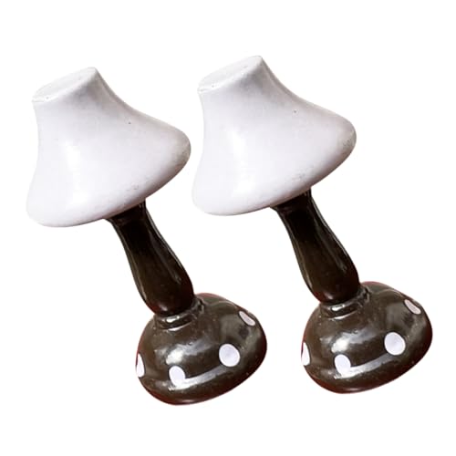 BRIGHTFUFU 2 Stück Mini-nachttischlampen Für Puppenhäuser – Miniatur-tischleuchte Aus Holz Für DIY-miniaturhaus-Dekoration, Nachttisch, Lesezubehör BRIGHTFUFU 2 Stück Mini-nachttischlampen Für Puppenhäuser – Miniatur-tischleuchte Aus Holz Für DIY-miniaturhaus-Dekoration, Nachttisch, Lesezubehör von BRIGHTFUFU