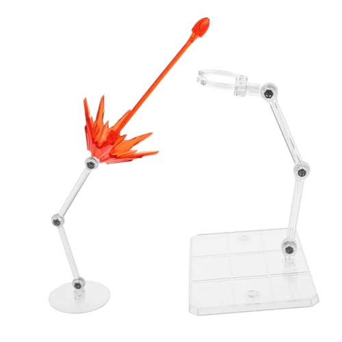 BRIGHTFUFU 2 Stück Puppenfiguren-ständer, Transparenter Action-Figuren-Display-Halter Mit Spezialeffekten, Verstellbarer Kunststoff-modellständer Zur Unterstützung Von Action-Figuren BRIGHTFUFU 2 Stück Puppenfiguren-ständer, Transparenter Action-Figuren-Display-Halter Mit Spezialeffekten, Verstellbarer Kunststoff-modellständer Zur Unterstützung Von Action-Figuren von BRIGHTFUFU