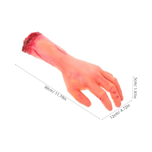 BRIGHTFUFU 2 Stück Realistische Teilig Gebrochene Prothesen Hand Deko Halloween Fake Hand Modell für Spukhaus Party Gruselige Requisiten Links und Rechts Langlebig und Detailgetreu BRIGHTFUFU 2 Stück Realistische Teilig Gebrochene Prothesen Hand Deko Halloween Fake Hand Modell für Spukhaus Party Gruselige Requisiten Links und Rechts Langlebig und Detailgetreu von BRIGHTFUFU
