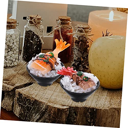 2 Stück Lebensmittel Spielzeug Modelle für Kinderküche Realistische Sushi und Beef Requisiten für Rollenspiele und Fotografie 2 Stück Lebensmittel Spielzeug Modelle für Kinderküche Realistische Sushi und Beef Requisiten für Rollenspiele und Fotografie von BRIGHTFUFU