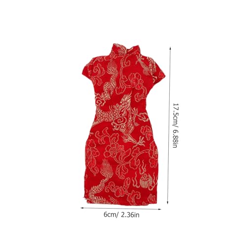 BRIGHTFUFU 2 Stück Teiliges Puppenkleid Cheongsam Austauschbar Chinesisches Kostüm für Puppen Leicht Anzuziehen Dekoratives Spielzeugkleid Langlebig und Wiederverwendbar BRIGHTFUFU 2 Stück Teiliges Puppenkleid Cheongsam Austauschbar Chinesisches Kostüm für Puppen Leicht Anzuziehen Dekoratives Spielzeugkleid Langlebig und Wiederverwendbar von BRIGHTFUFU