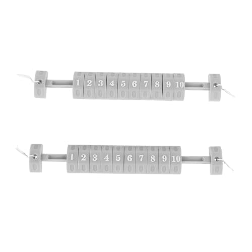BRIGHTFUFU 2 Stück Tischfußball Score Marker Bars aus Robustem HIPS Material Kompakte Leichte Fußballtisch Accessoires Kompatibel Praktische Punktezähler für Tischfußballspiele von BRIGHTFUFU