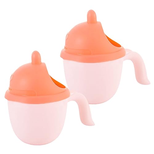 BRIGHTFUFU 2 Stück Waschbecher mit Cartoon Design Rinse Cup für Shampoo und Haarwäsche Neugeborene und Kleinkinder Ergonomisch und Augenfreundlich Tragbar und Leicht zu Reinigen von BRIGHTFUFU
