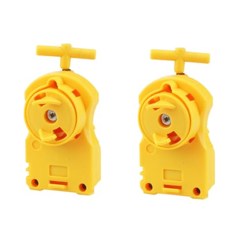 BRIGHTFUFU 2 Stücke Launcher Burst Launcher für Jungen und Mädchen Pädagogisches Spielzeug Kreative Gyro Spielzeug Zufällige Farbe Tragbare von BRIGHTFUFU