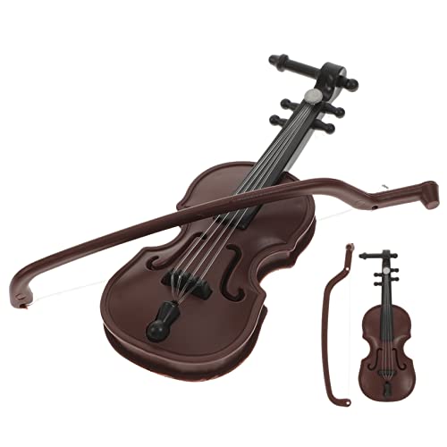 BRIGHTFUFU Miniatur-Requisiten 2 Stück Mini-geigenmodelle Dekorationszubehör Für Weihnachtsbaum Musik Kinder Zufälliger Stil von BRIGHTFUFU