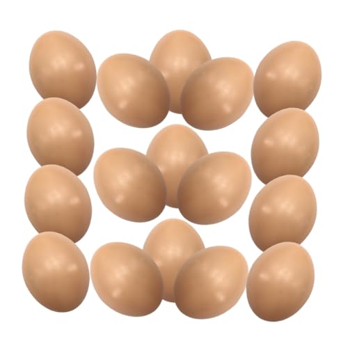 BRIGHTFUFU 20pcs Gefälschte Eier Für Hühnerstall Dekorative Ornament Blank Für von BRIGHTFUFU