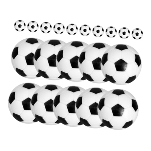 BRIGHTFUFU 20 Stück Teiliges Austauschbarer Tischfußball bälle aus Strapazierfähigem Harz Passend für Standard Tischkicker Praktische Ersatz fußball Accessoires für Fußballtischspiele von BRIGHTFUFU