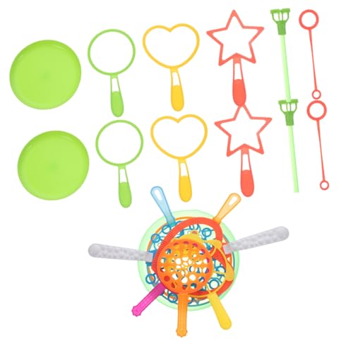 BRIGHTFUFU 20 Stück Teiliges Seifenblasen für Bunte Riesenblasen Spielzeuge aus Sicherem Kunststoff Langlebige Outdoor Bubble Tools für Garten Park Spielplatz für Frühling Zufällige Farbe BRIGHTFUFU 20 Stück Teiliges Seifenblasen für Bunte Riesenblasen Spielzeuge aus Sicherem Kunststoff Langlebige Outdoor Bubble Tools für Garten Park Spielplatz für Frühling Zufällige Farbe von BRIGHTFUFU