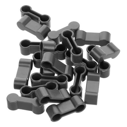 BRIGHTFUFU 20-teiliges Kunststoff-bahngleis-Adapter-Set, Hundeknochen-verbindungsstücke, Verlängerungsstücke Für Den BAU Von Erweiterungsspielzeug, Eisenbahngleis-verbindungspaket-zubehör von BRIGHTFUFU