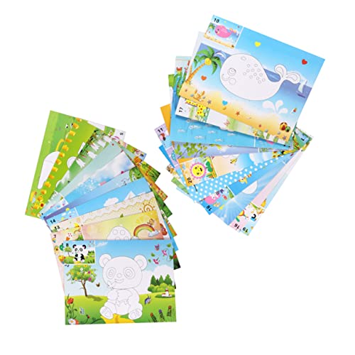 BRIGHTFUFU 20er-Packung Pädagogisches Aufkleberspielzeug Mosaikaufkleberkunst Für DIY-Sticker-kit Mosaik-Aufkleber-Kunst BRIGHTFUFU 20er-Packung Pädagogisches Aufkleberspielzeug Mosaikaufkleberkunst Für DIY-Sticker-kit Mosaik-Aufkleber-Kunst von BRIGHTFUFU