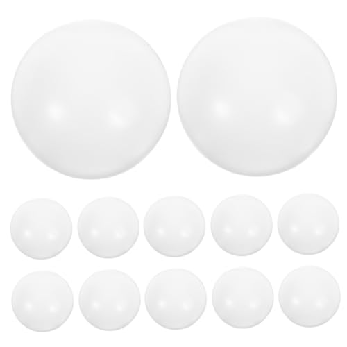 BRIGHTFUFU 24 Stücke 32mm Mini Blank Tischfußball Fußball Ersatz Weiß Glatt Für Erwachsene Und Party Spiel von BRIGHTFUFU