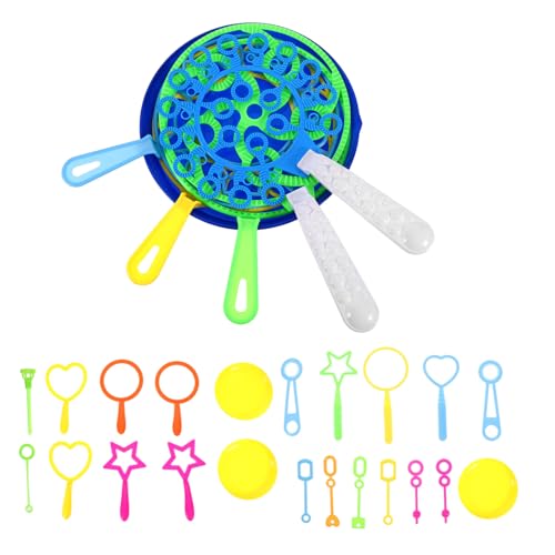 BRIGHTFUFU 28Stücke Teiliges Set Bunter Blasenmacher Für Spaßiges Für Outdoor Aktivitäten Und Partys Perfektes Bubble Party von BRIGHTFUFU