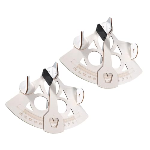 BRIGHTFUFU 2Stücke DIY Nautical Sextanten Bausatz für Pädagogisches Kreativität und Lichtbrechung Lernspielzeug für Junge von BRIGHTFUFU