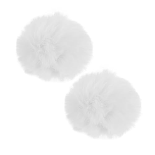 BRIGHTFUFU 2Stücke Hasenschwänze Für Erwachsene Weiche Pom Poms Für Cosplay Für Karneval Halloween Und Partys Einfach Anzubringen Und Festliche von BRIGHTFUFU