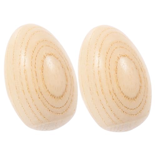 BRIGHTFUFU 2Stücke Holz Maracas Shaker Musikspielzeug für Musikalische Früherziehung und Kreative Bringt Spaß und Freude von BRIGHTFUFU