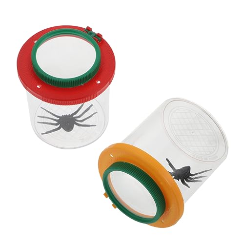 BRIGHTFUFU 2stücke Junge Mädchen Beobachtungsbox Mit Lupe Und Vergrößerung Für Insekten Und Pflanzen Outdoor Lernspielzeug Transparentes Design Für Naturentdeckungen BRIGHTFUFU 2stücke Junge Mädchen Beobachtungsbox Mit Lupe Und Vergrößerung Für Insekten Und Pflanzen Outdoor Lernspielzeug Transparentes Design Für Naturentdeckungen von BRIGHTFUFU