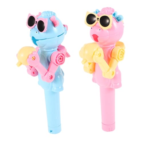 BRIGHTFUFU 2Stücke Lutscher Halter Roboter Kreatives Design für Partys Lustige Süßigkeiten Aufbewahrung für Einfach zu Bedienen und Attraktiv BRIGHTFUFU 2Stücke Lutscher Halter Roboter Kreatives Design für Partys Lustige Süßigkeiten Aufbewahrung für Einfach zu Bedienen und Attraktiv von BRIGHTFUFU
