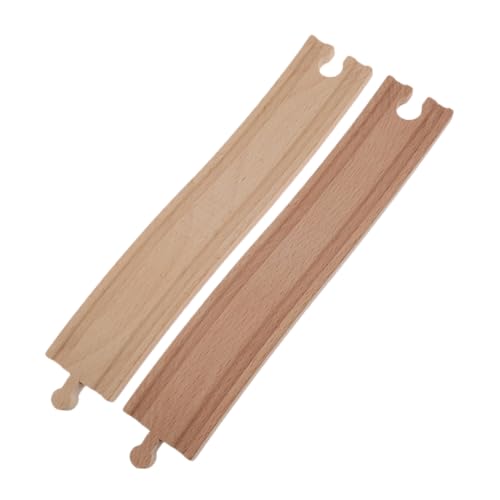 BRIGHTFUFU 2Stücke Teiliges Holzschienen Zubehör für Holzeisenbahn Erweiterungsspielzeug für Kreative DIY Projekte und Langlebig Fördert BRIGHTFUFU 2Stücke Teiliges Holzschienen Zubehör für Holzeisenbahn Erweiterungsspielzeug für Kreative DIY Projekte und Langlebig Fördert von BRIGHTFUFU