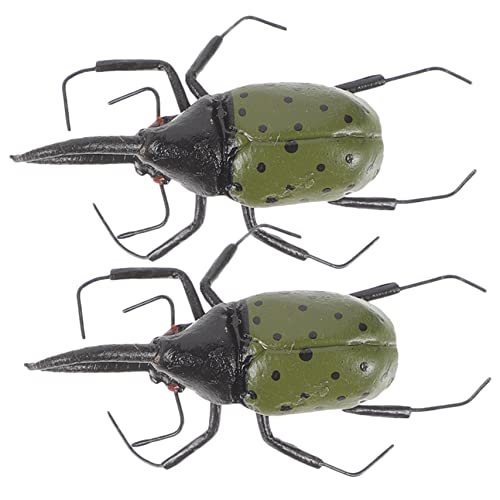 BRIGHTFUFU 2pcs Gefälschte Insektenspielzeug Imitation Insekt Spielzeug Mikro Landschaftsbau Uang Modell Kleiner Uang -Figur - von BRIGHTFUFU