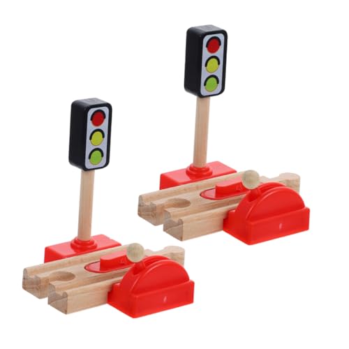 BRIGHTFUFU 2pcs Tun Sich Vor, Zugverkehrssignal -modellverkehrssignal Für Spiele Für Lustige Zugpreisverstärkungszubehör Für Spiele. von BRIGHTFUFU