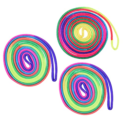 BRIGHTFUFU 3 Stück Finger Bunte Katzenwiege Schnur Interaktives Handspiel für Partygeschenke für Outdoor Aktivitäten und Lange Unterhaltung von BRIGHTFUFU