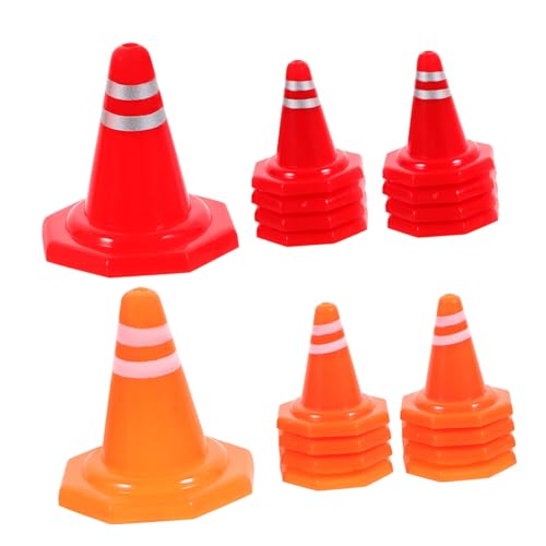 BRIGHTFUFU 30 Stück Miniatur Verkehrskegel Teiliges Modell für Sandkästen DIY Szenen und Verkehrszeichen Dekoration Lehrreiche Spielzeuge für Fördert Verkehrssicherheit und Kreative BRIGHTFUFU 30 Stück Miniatur Verkehrskegel Teiliges Modell für Sandkästen DIY Szenen und Verkehrszeichen Dekoration Lehrreiche Spielzeuge für Fördert Verkehrssicherheit und Kreative von BRIGHTFUFU