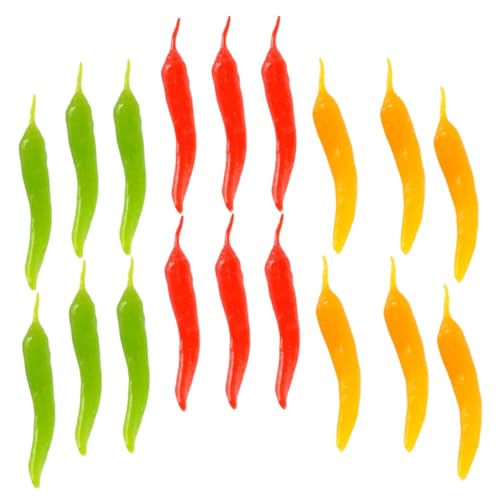 BRIGHTFUFU 30 Stück Simulation Paprika Modell Realistische Paprika Gefälschte Gemüse Requisiten Dekorationen BRIGHTFUFU 30 Stück Simulation Paprika Modell Realistische Paprika Gefälschte Gemüse Requisiten Dekorationen von BRIGHTFUFU