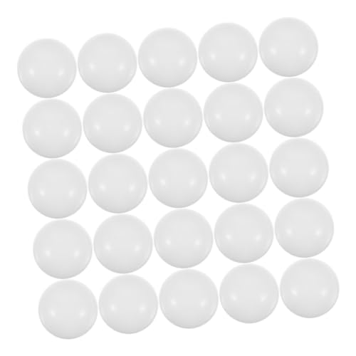 BRIGHTFUFU 35 Stück Teiliges Weiße Aufklappbare Lotteriekugeln aus PVC Wiederverwendbare Praktische Raffle und Spielbälle für Tombola Party und Gewinnspiele von BRIGHTFUFU