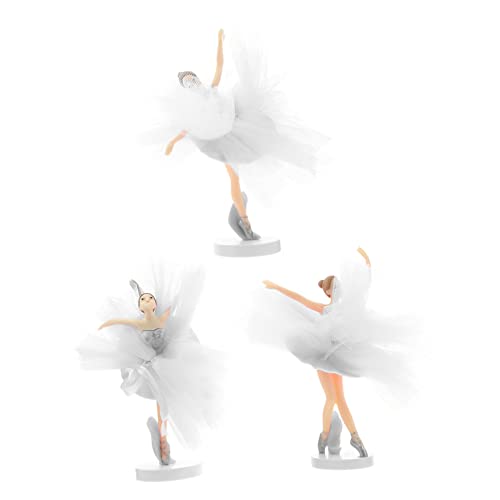 BRIGHTFUFU 3Sätze Ballerina Kuchendekoration Kreative Party Cake Topper Für Desserts Weiße Ballettmädchen Figuren Aus Tüll Für Geburtstagsfeiern Und Besondere Anlässe BRIGHTFUFU 3Sätze Ballerina Kuchendekoration Kreative Party Cake Topper Für Desserts Weiße Ballettmädchen Figuren Aus Tüll Für Geburtstagsfeiern Und Besondere Anlässe von BRIGHTFUFU