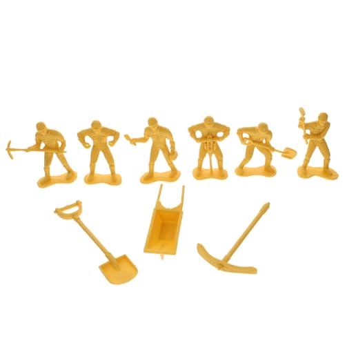 BRIGHTFUFU 4 Sätze Simulation Engineering Suite Modell Stehende Kleine Leute Arbeiterfiguren Kunststofftechnik Männermodell Engineering-Mann-Modell Technische Puppe Plastik Yellow BRIGHTFUFU 4 Sätze Simulation Engineering Suite Modell Stehende Kleine Leute Arbeiterfiguren Kunststofftechnik Männermodell Engineering-Mann-Modell Technische Puppe Plastik Yellow von BRIGHTFUFU