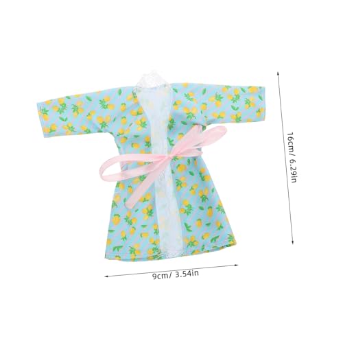 BRIGHTFUFU 4-teiliges Puppen-ankleideset: Nachtwäsche Bademantel Handtuch Und Stirnband Für Rollenspiele BRIGHTFUFU 4-teiliges Puppen-ankleideset: Nachtwäsche Bademantel Handtuch Und Stirnband Für Rollenspiele von BRIGHTFUFU