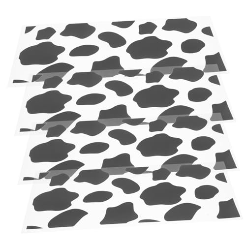 BRIGHTFUFU Glasgefäß-Aufkleber – 4er-Pack Wärmeübertragungsaufkleber Mit Zarten Cartoon-Designs Für Projekte von BRIGHTFUFU