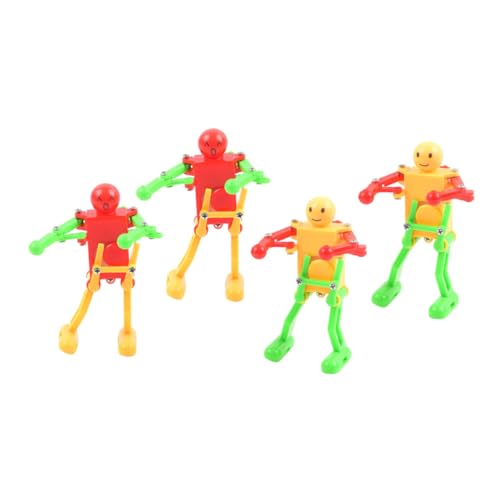 BRIGHTFUFU 4 Stück Aufziehsoldat deko kinderspielzeug Soldaten Interior deko Desktop-Ornament für Soldaten mit Uhrwerk Puppendekor Abs von BRIGHTFUFU