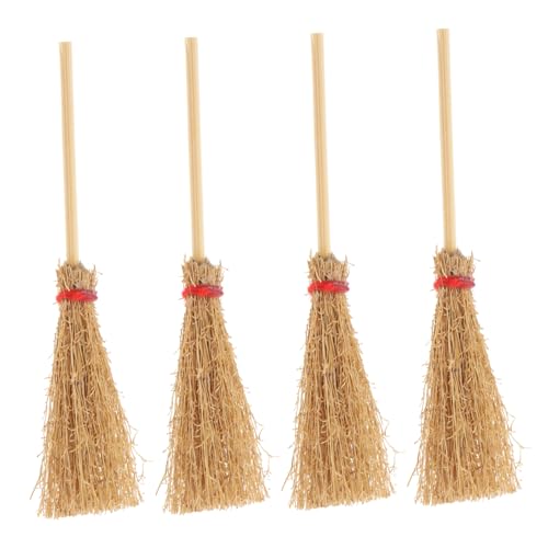BRIGHTFUFU 4 Stück Maßstab Miniatur Reinigungszubehör für Erwachsene DIY Puppenzubehör für Puppenhaus Dekoration und Mikrolandschaften von BRIGHTFUFU