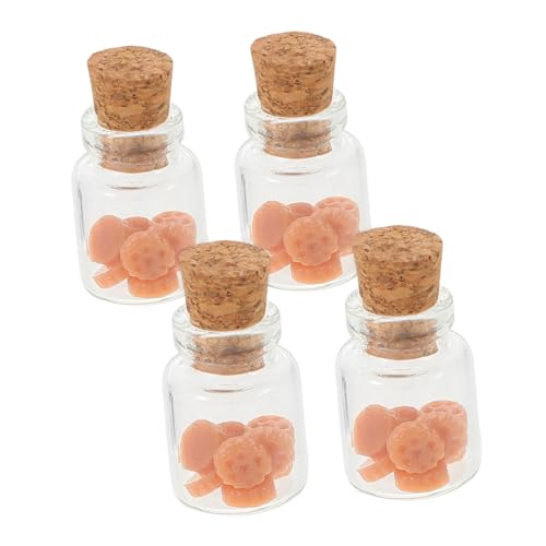 BRIGHTFUFU Vielseitige Mini-hausdekoration – 4 Mini-keksdosen Puppenhauszubehör Festliche Keksdosen von BRIGHTFUFU