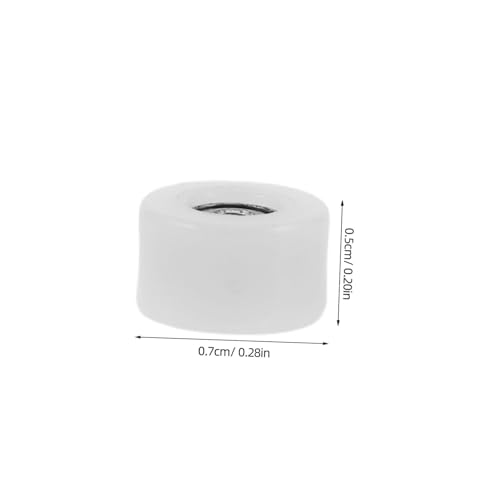 BRIGHTFUFU 4 Stück Professionelle Finger Skateboard Räder mit Hochgeschwindigkeitskugellagern Einfache Montage Lebendige Farben Ersatzteile für Mini Skateboards Optimierte Rollleistung von BRIGHTFUFU