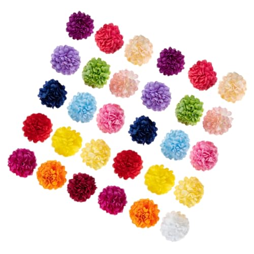BRIGHTFUFU 40Stücke Künstliche Chrysanthemen Blumenköpfe Realistische Deko für Hochzeit Party und DIY Projekte Langlebig Wiederverwendbar für Kreative Bastelideen von BRIGHTFUFU
